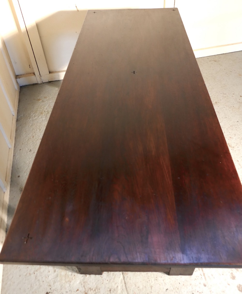 Arts and Crafts Gothic Carved Oak Table  View XII