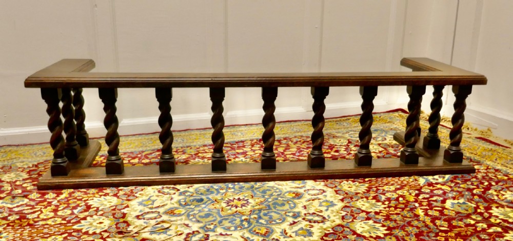 Oak Barley Twist Country House Club Fender  View II