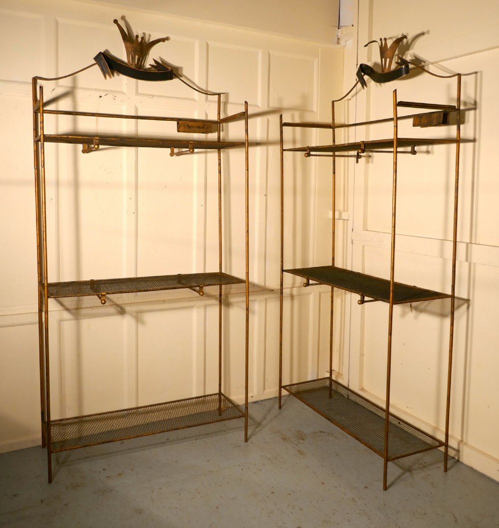 Art Deco Outfitter’s Department Store Shop Display Shelf Units