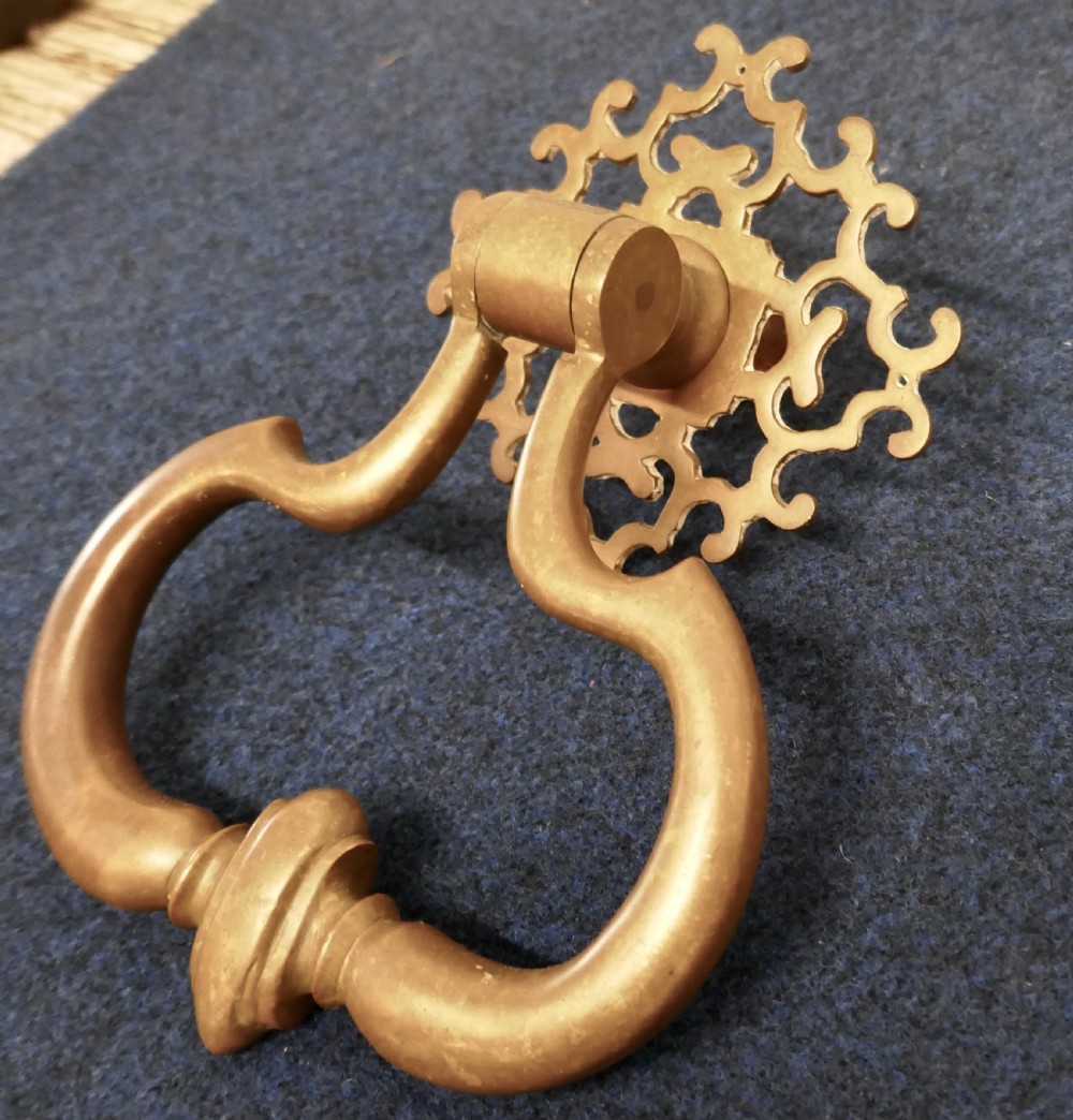 A Very Large 19th Century Brass Door Knocker, View II