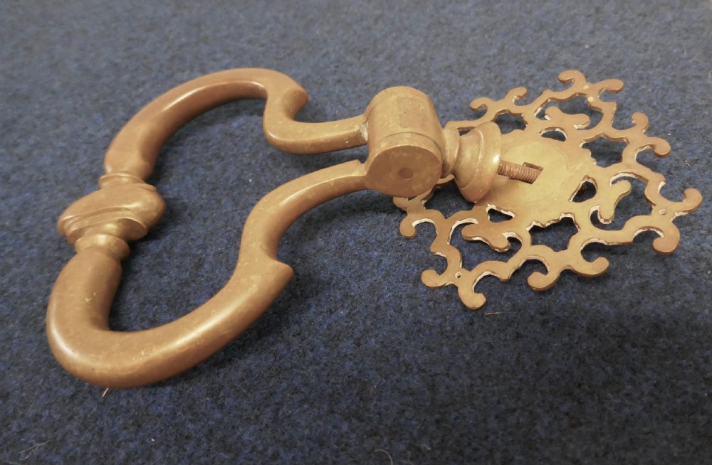 A Very Large 19th Century Brass Door Knocker, View IV