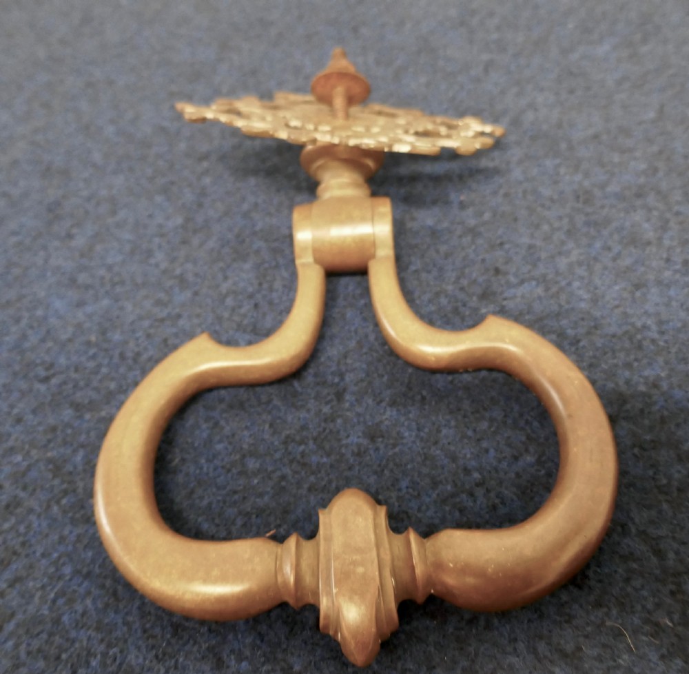 A Very Large 19th Century Brass Door Knocker, View V