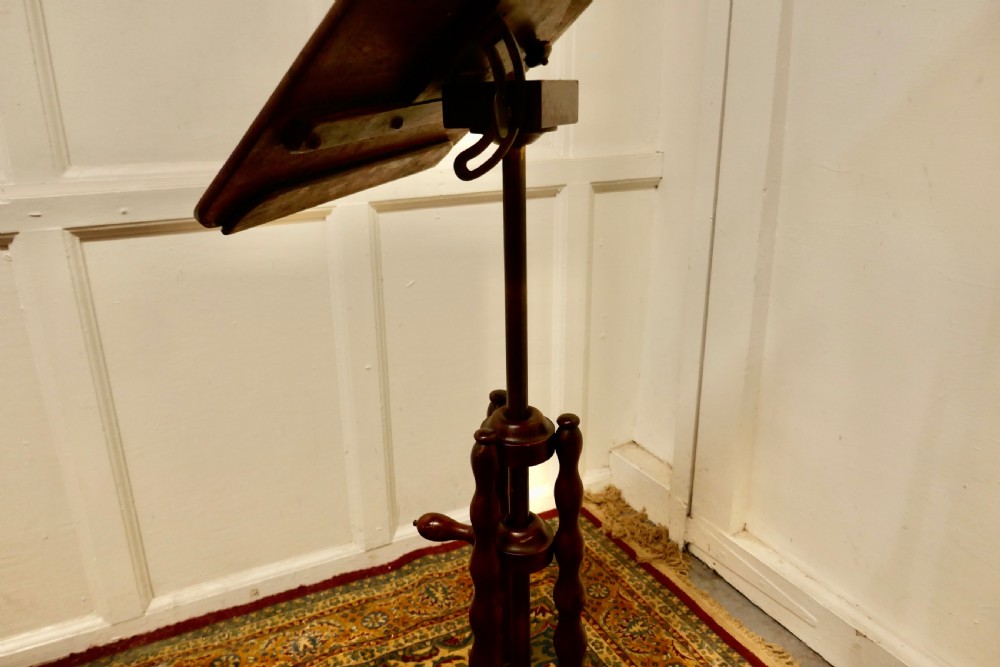 19th Century Mahogany Reading or Music Stand View VI