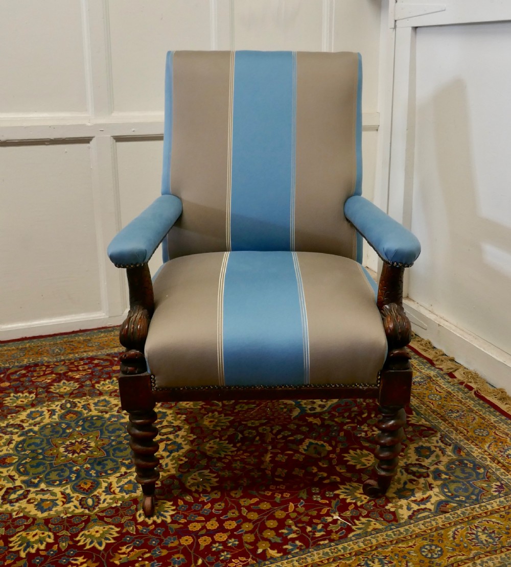 A Fine Quality William IV Mahogany Arm Chair View II