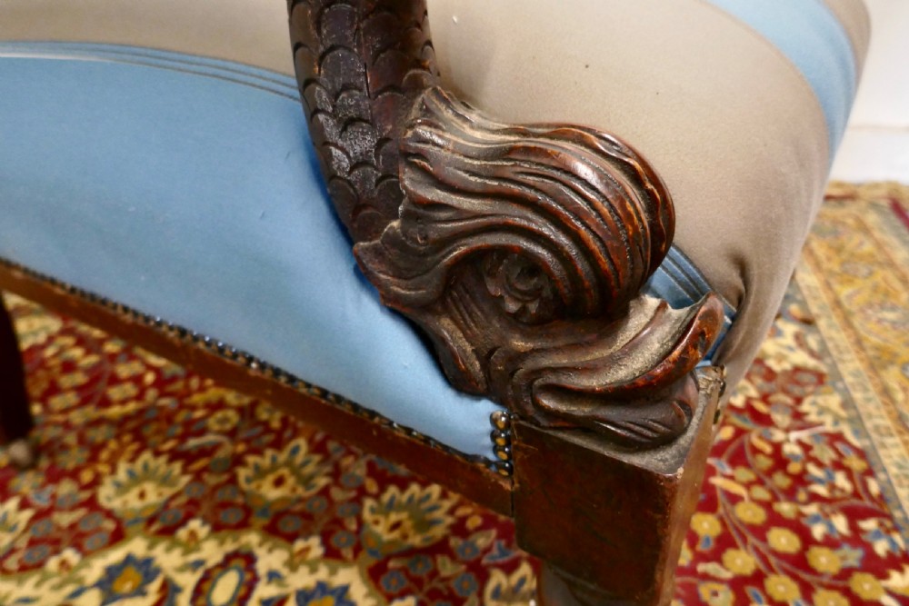 A Fine Quality William IV Mahogany Arm Chair View V