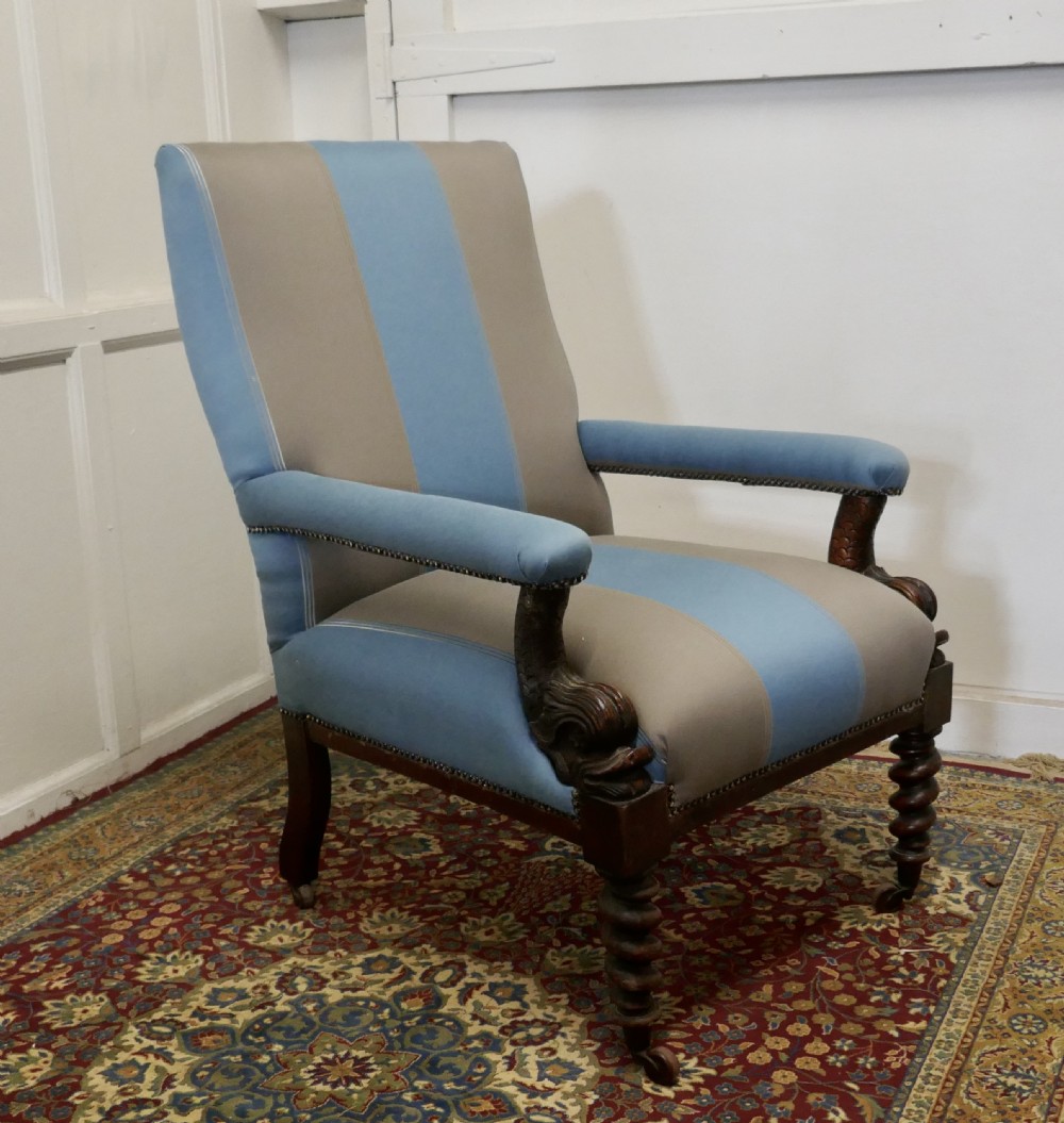 A Fine Quality William IV Mahogany Arm Chair View VII