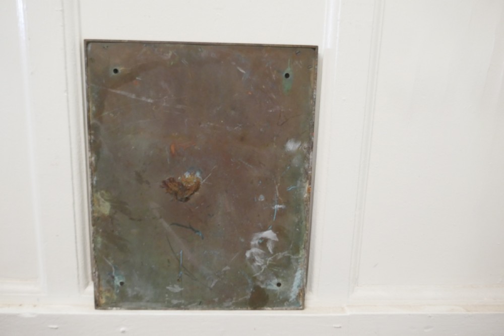 An Etched Copper Enamel Lloyds Bank Ltd Sign  View VI