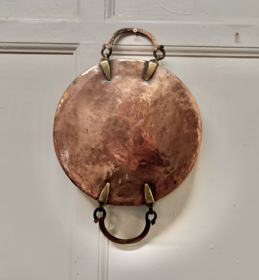 Fine Quality 19th Century Copper Roasting Pan 