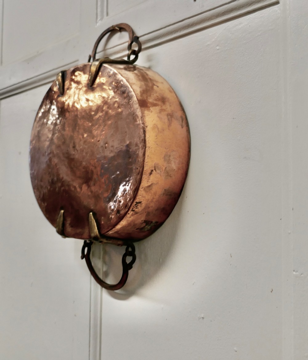 Fine Quality 19th Century Copper Roasting Pan  View II