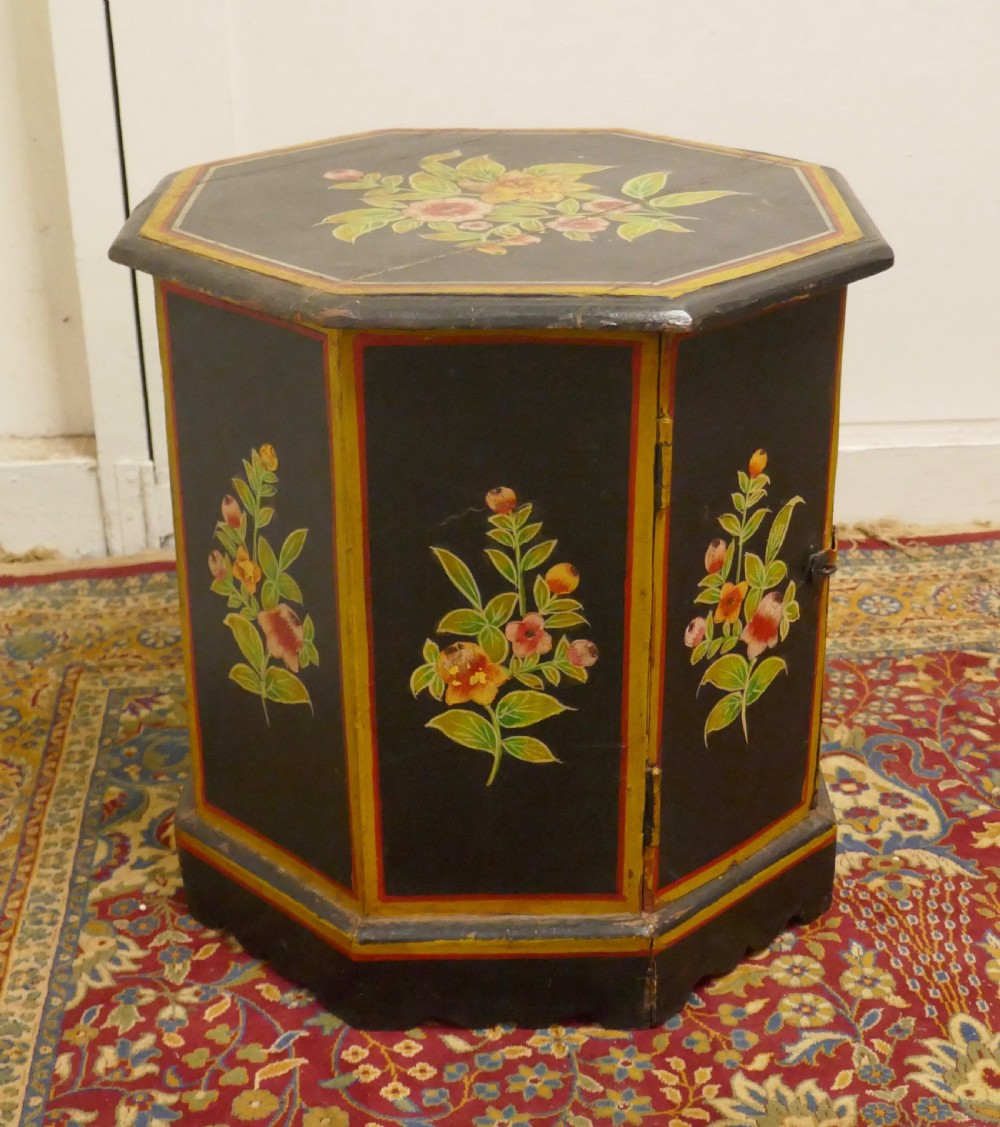 Folk Art Painted Cupboard  View III