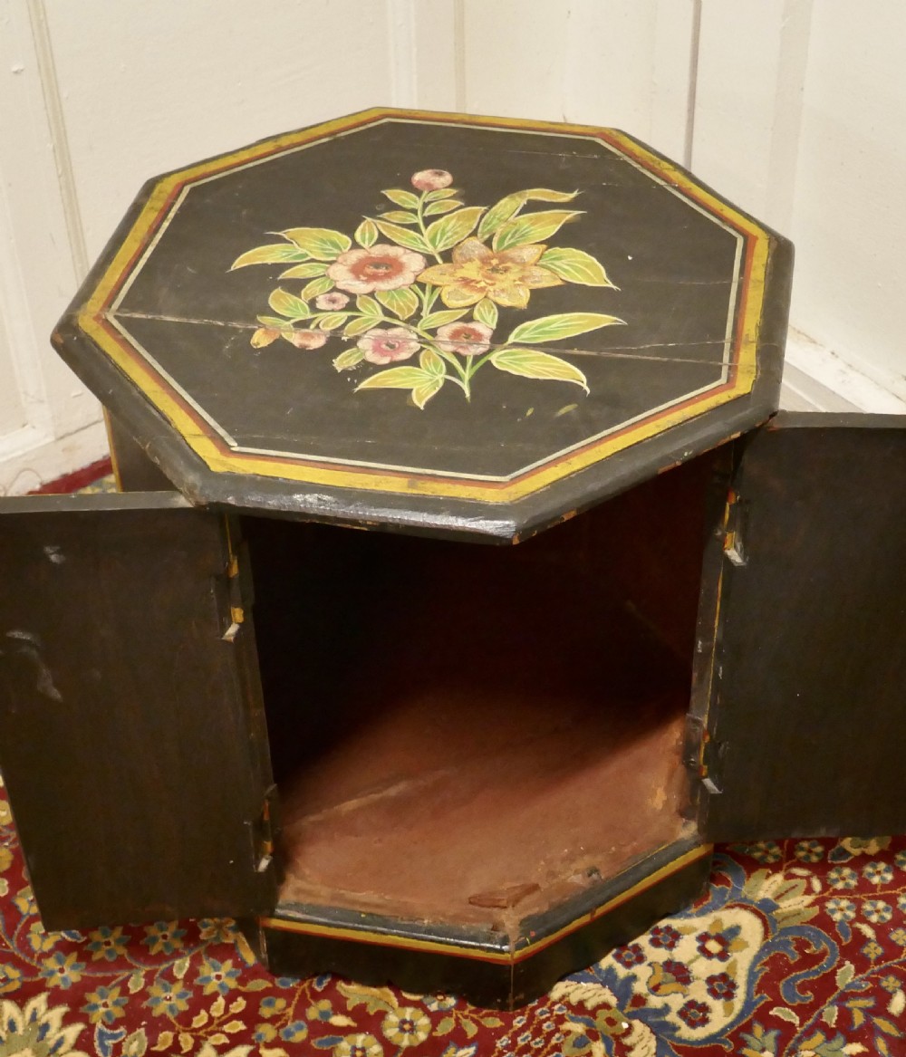 Folk Art Painted Cupboard  View VI