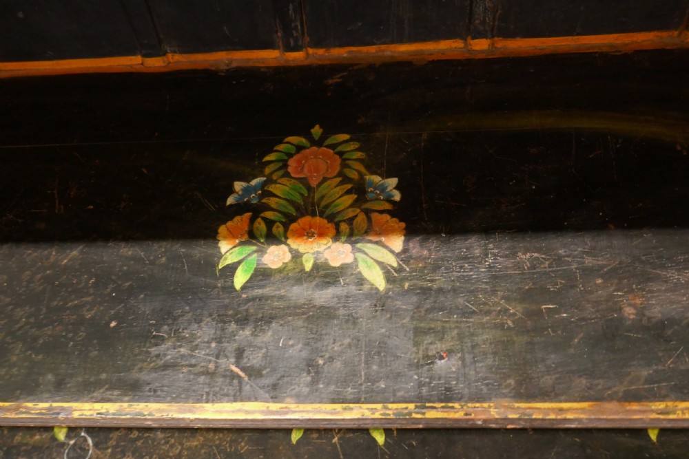 Large Folk Art  Painted Open Bookcase. View IX