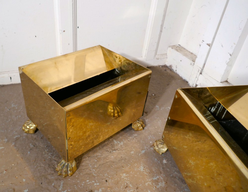  Art Deco Vintage Brass Hotel Floor AshTray View III