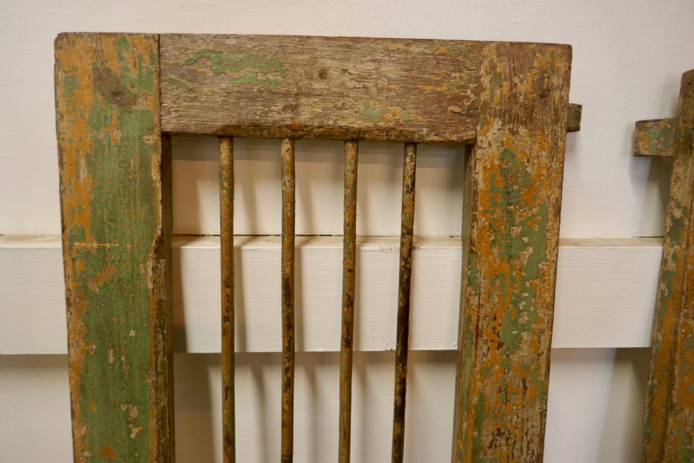 A Pair of North African Wood and Iron Window Shutters View VI