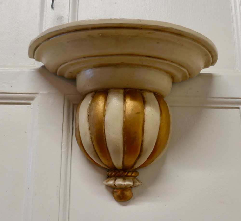 A Magnificent Painted Wall Bracket 