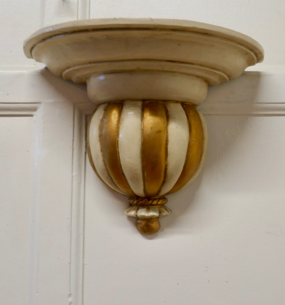 A Magnificent Painted Wall Bracket  View VII