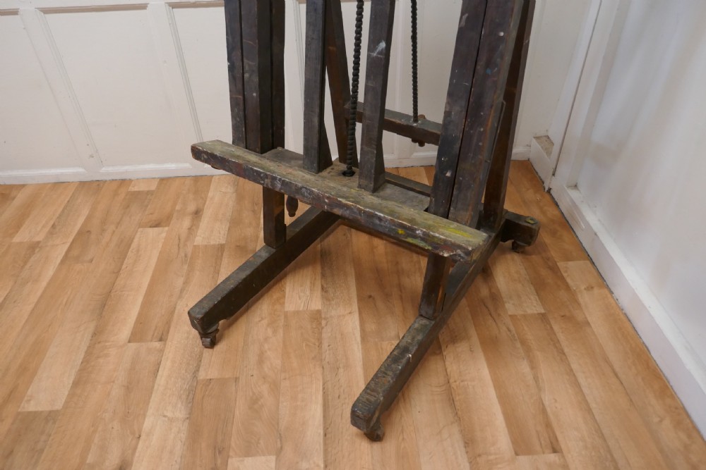 Very Large Fully Adjustable Studio Easel from the Slade View IV