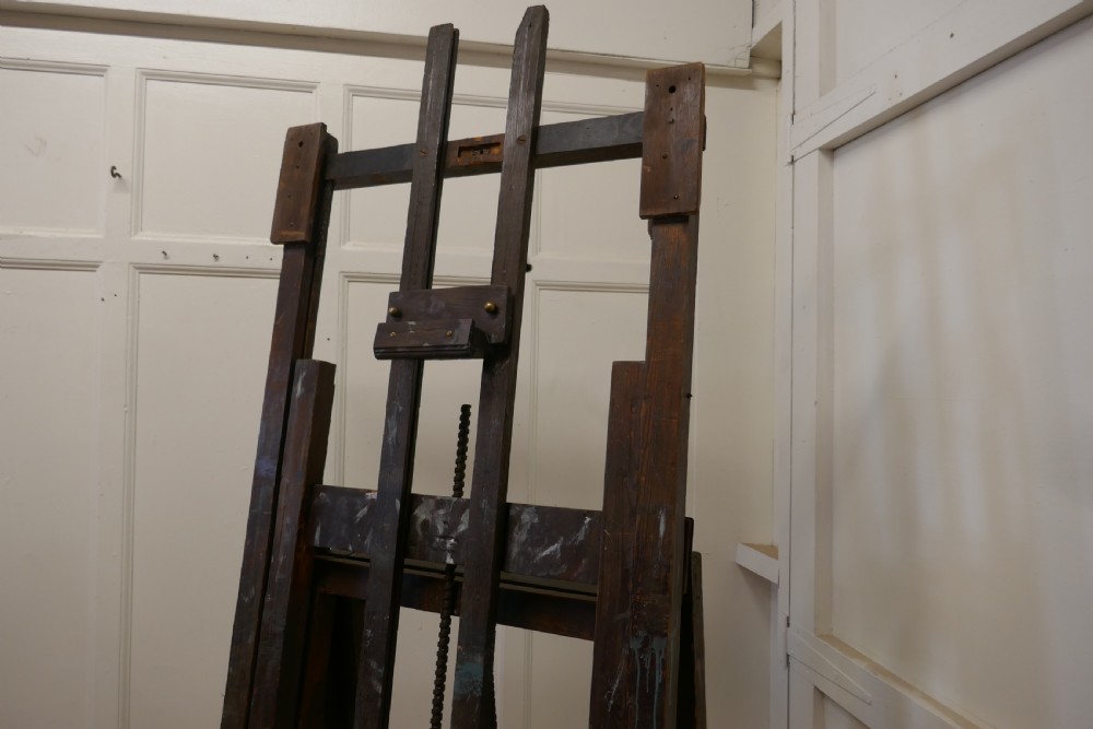 Very Large Fully Adjustable Studio Easel from the Slade View VI