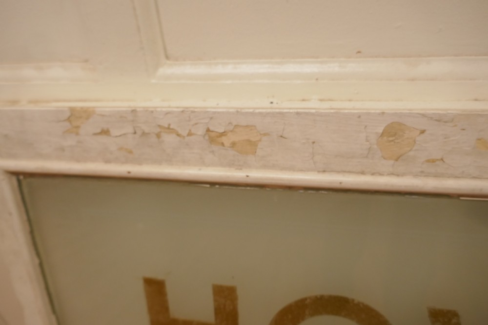 HOVIS, Etched Glass Bakery Advertising Window Sign View IV