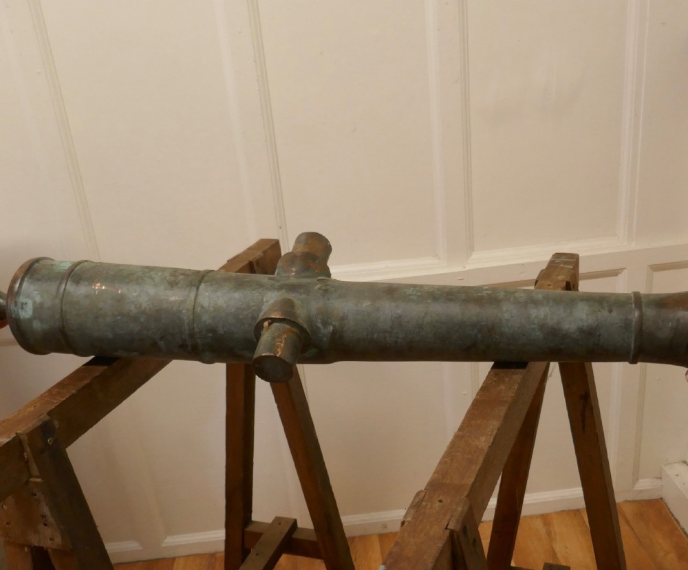 19th century Bronze Cannon View IX