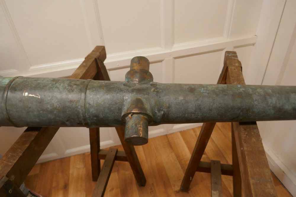 19th century Bronze Cannon View X