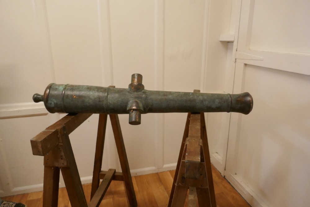 19th century Bronze Cannon View XI