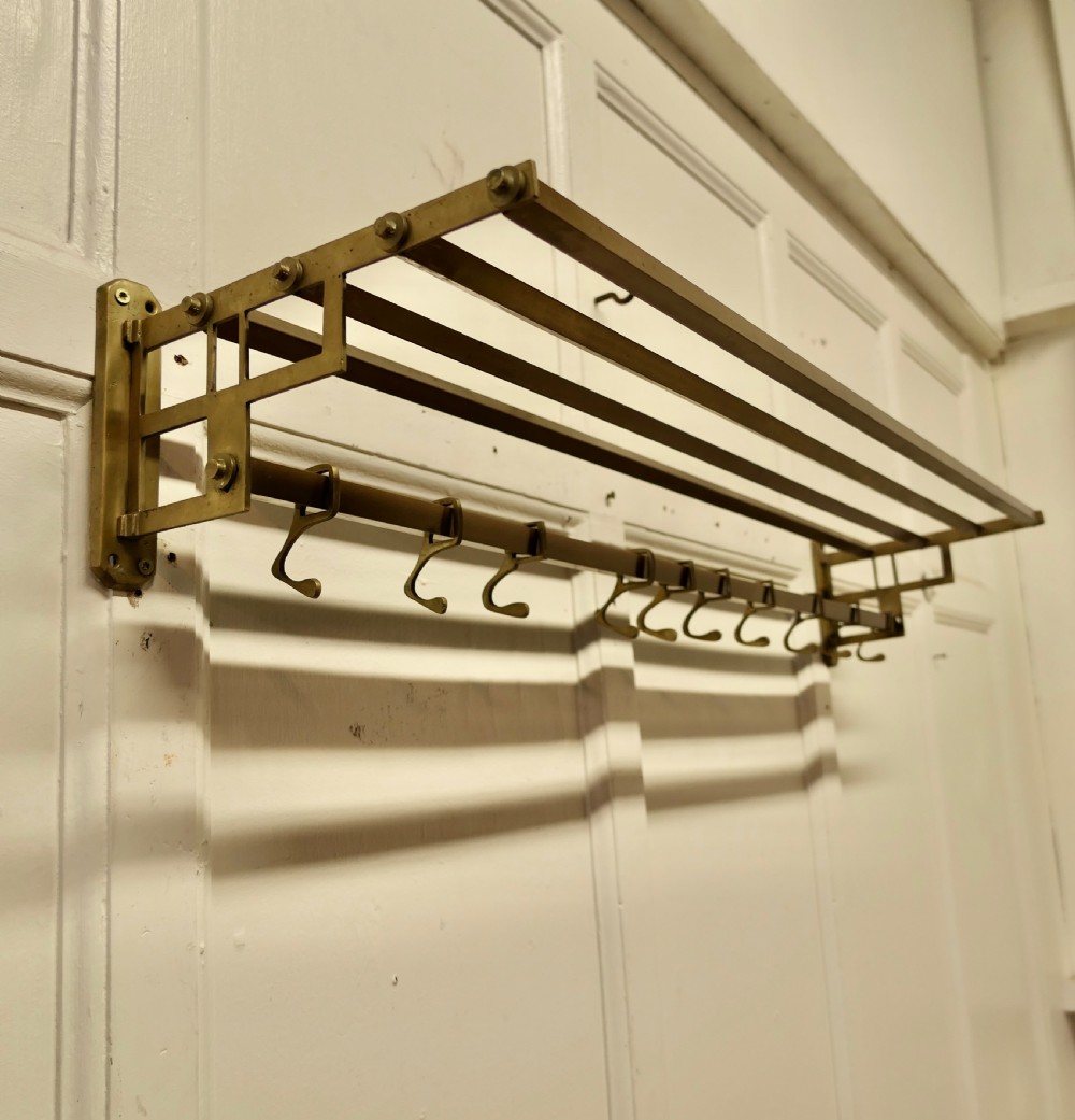 French Art Deco Hat and Coat Rack, 