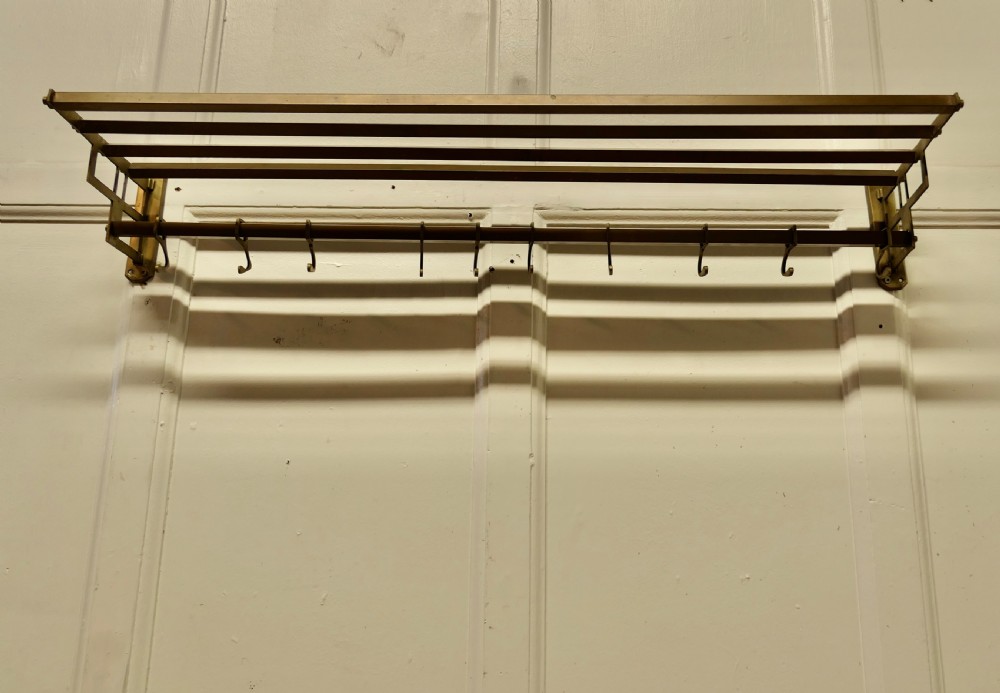 French Art Deco Hat and Coat Rack,  View IV