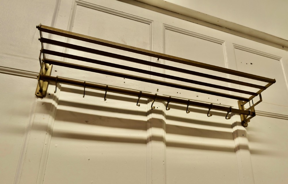 French Art Deco Hat and Coat Rack,  View V