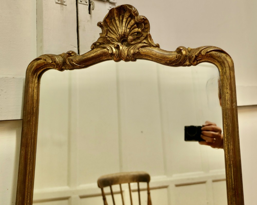 Long French 19th Century Louis Philippe Wall Mirror  View IV