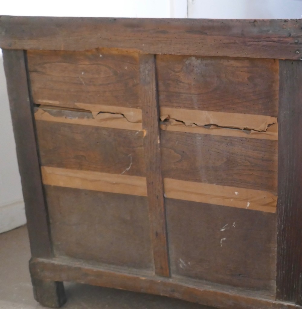18th Century Small Elm Country Chest of Drawers View IX