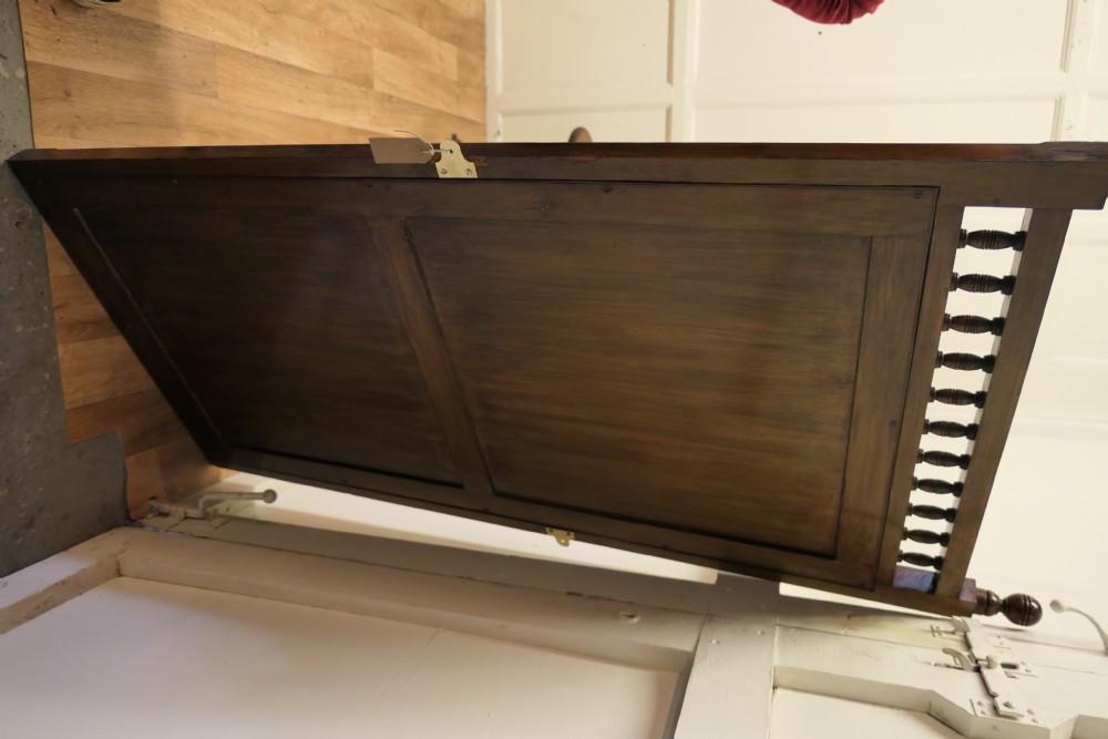 A Tall Walnut Arts and Crafts Dressing Mirror View VII