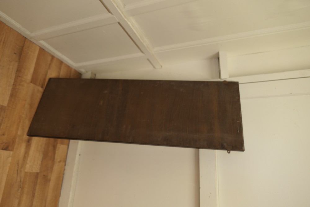 Tall Oak Wall Hanging Dressing Mirror  View IV