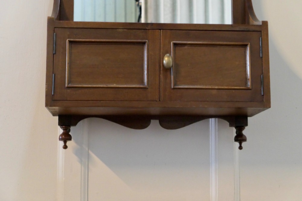 Large Victorian Wall Cabinet with Mirror  View II