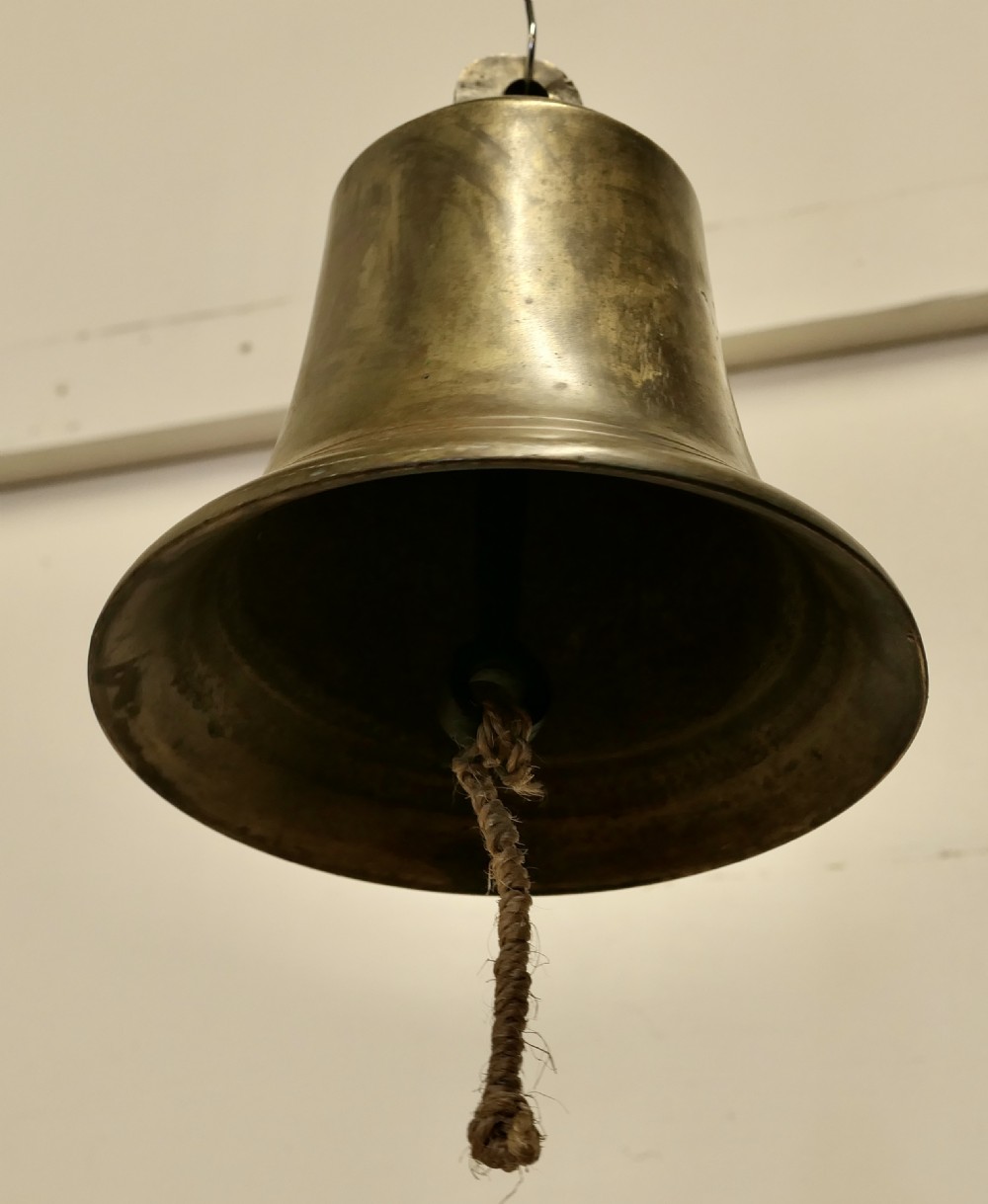 Large Antique Bronze Ships Bell  View III