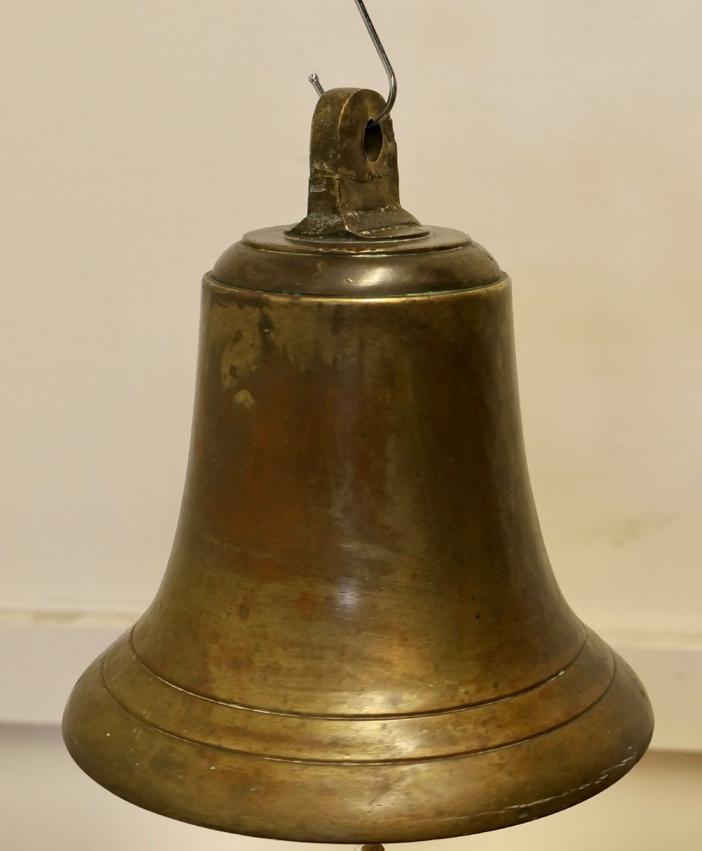 Large Antique Bronze Ships Bell  View IV