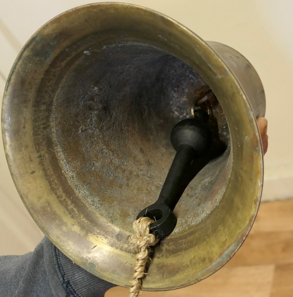 Large Antique Bronze Ships Bell  View VI