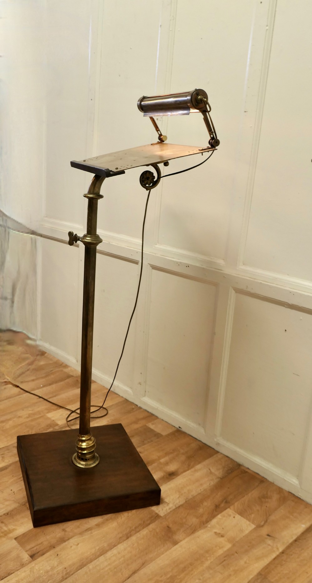 Brass Conductors Reception Podium, Reading Lamp Stand View III
