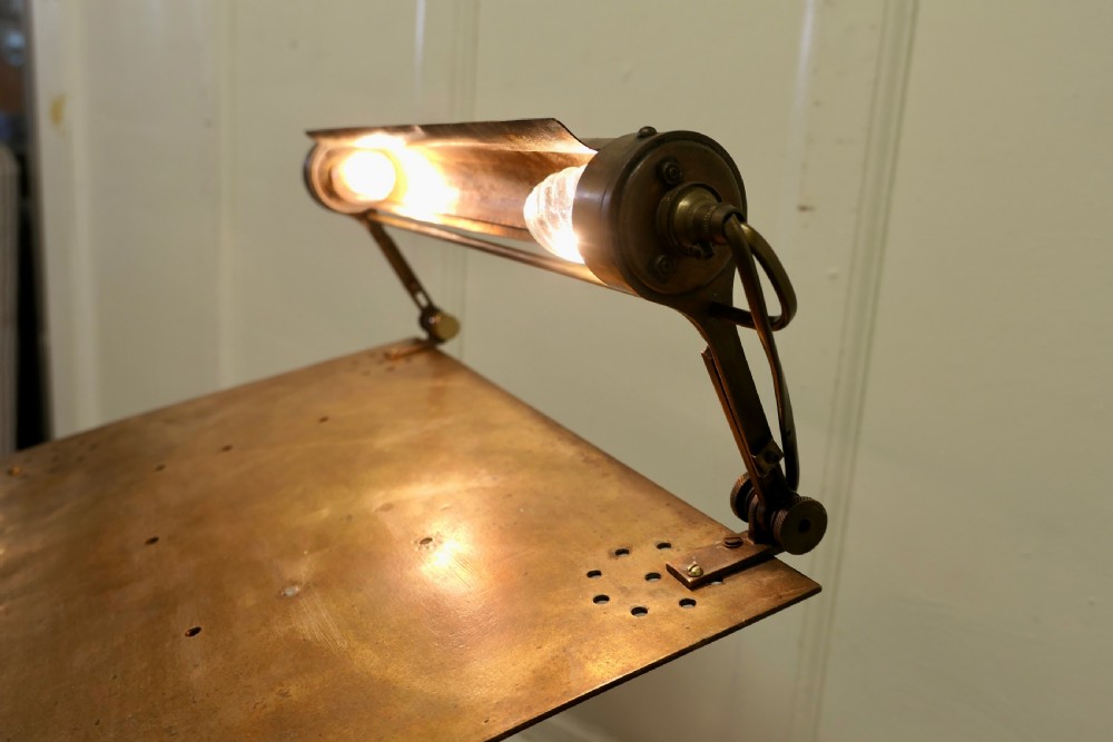 Brass Conductors Reception Podium, Reading Lamp Stand View V