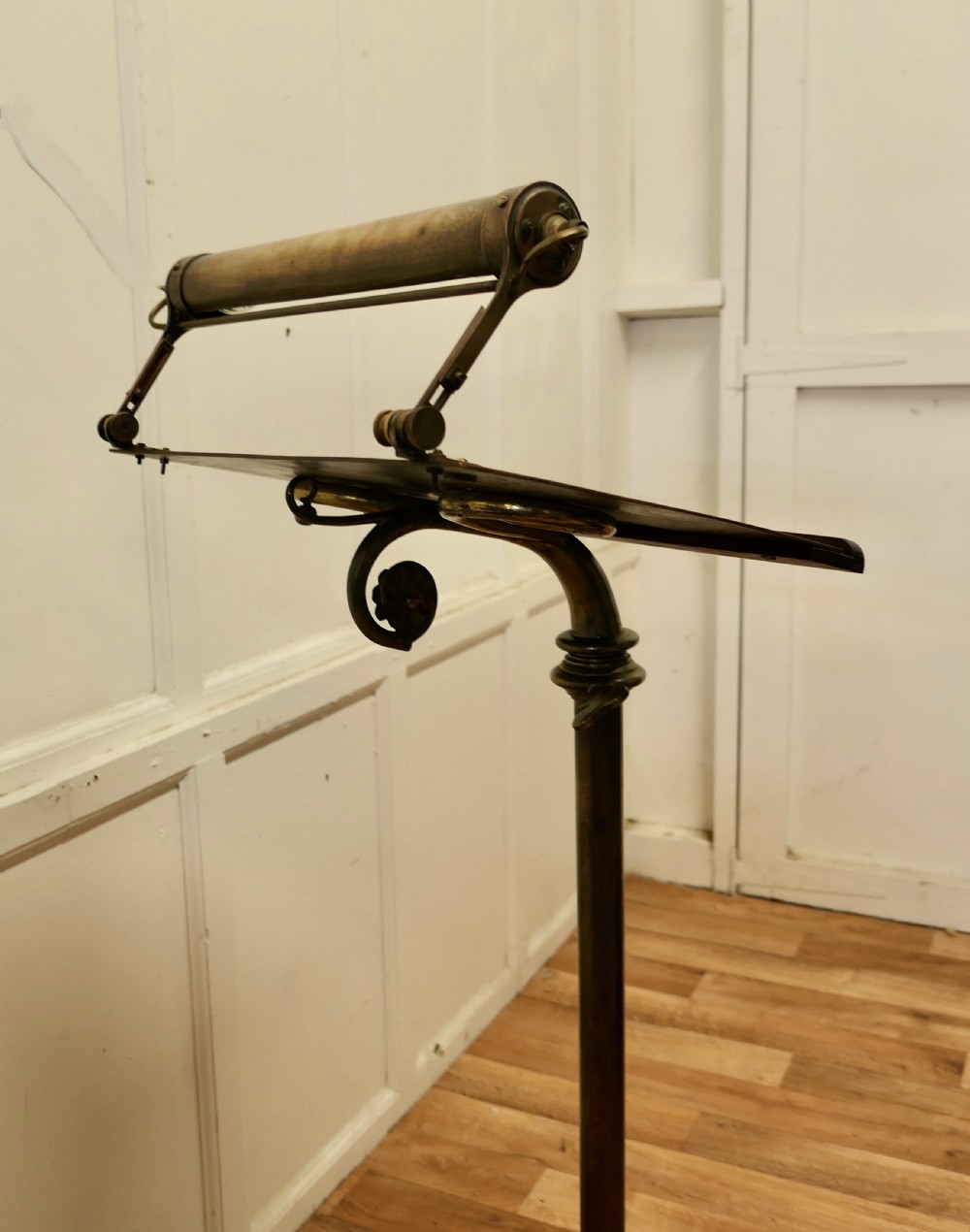 Brass Conductors Reception Podium, Reading Lamp Stand View VIII