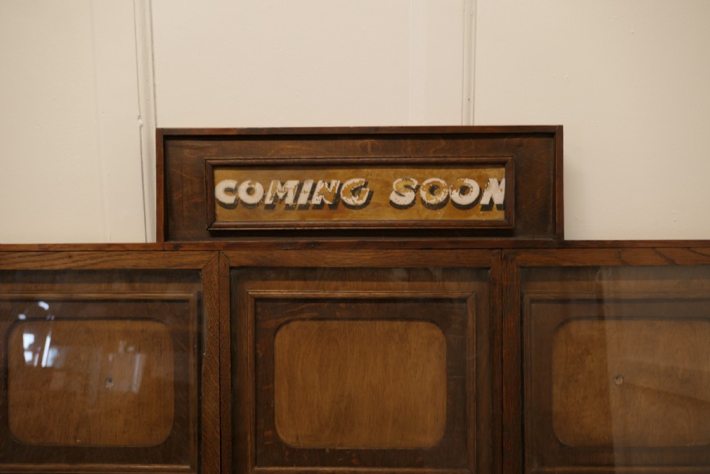 Art Deco Cinema Notice Board, Odeon Advertising  View II