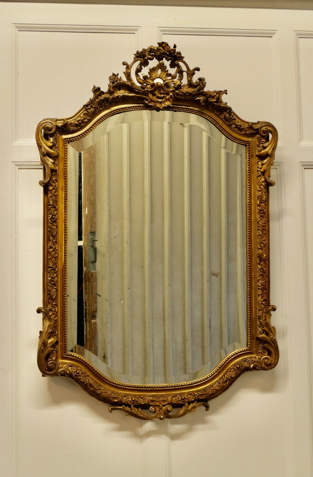 Superb 19th Century French Gilt Pier Mirror 