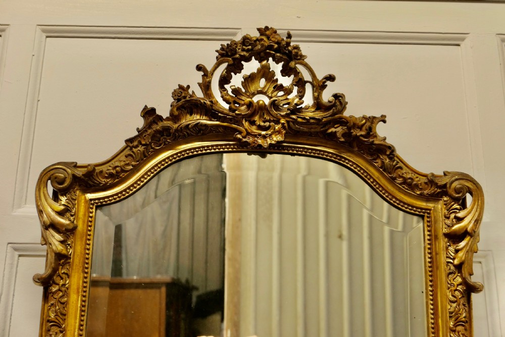 Superb 19th Century French Gilt Pier Mirror  View IV
