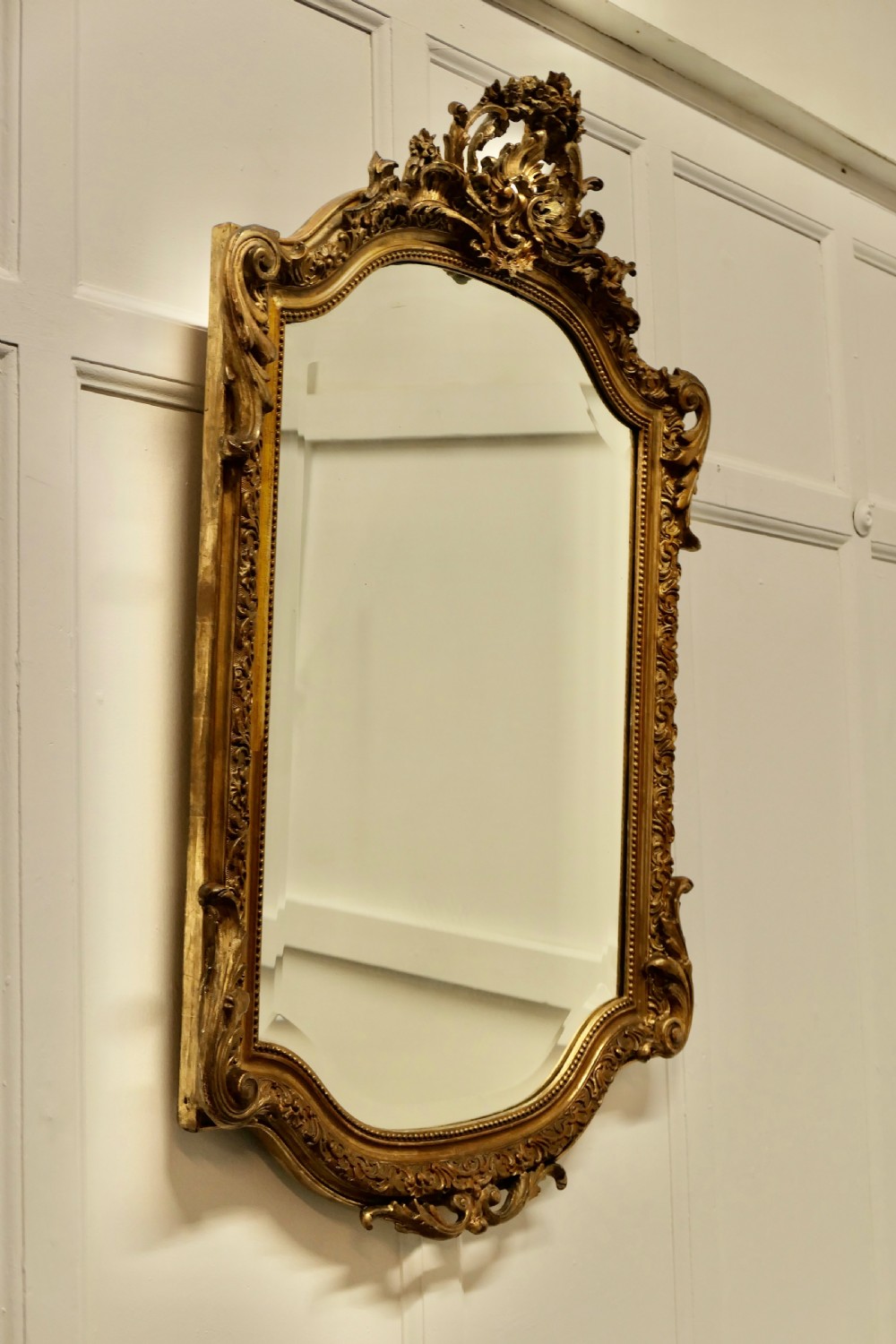 Superb 19th Century French Gilt Pier Mirror  View VI