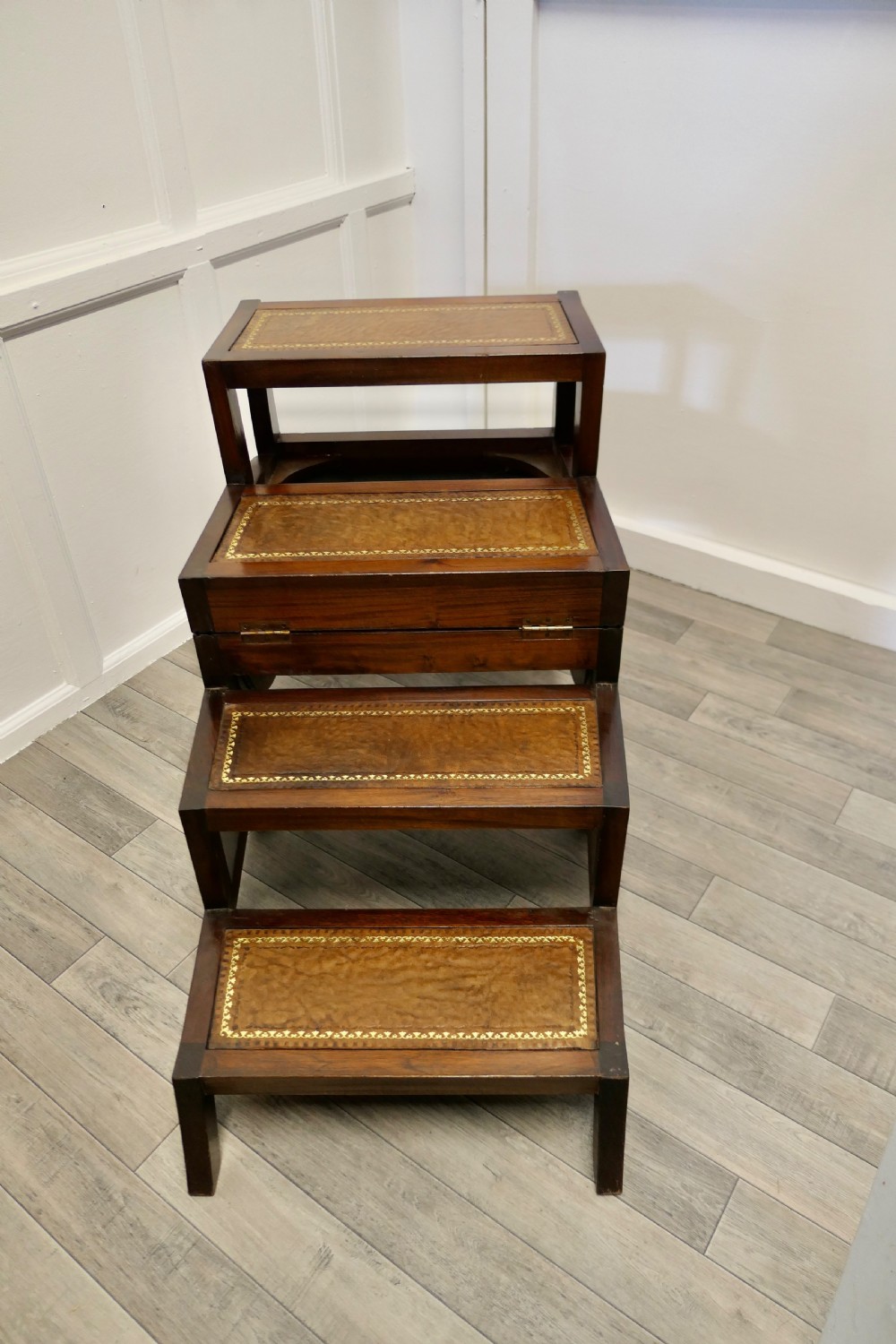 Large Metamorphic Library Chair or Library Steps  View VI