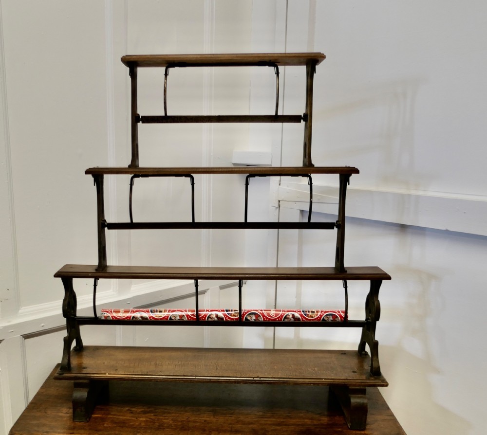 Very Rare 19th Century 3 Tier Shop Paper Roll Cutter