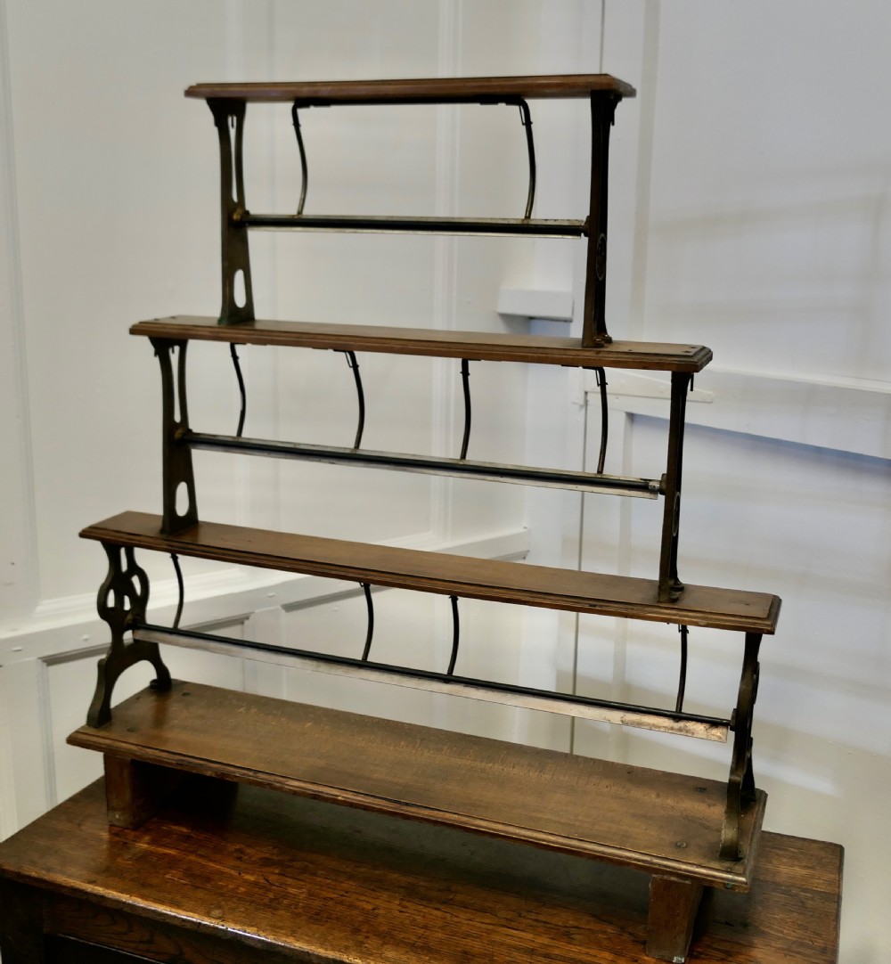 Very Rare 19th Century 3 Tier Shop Paper Roll Cutter View VIII