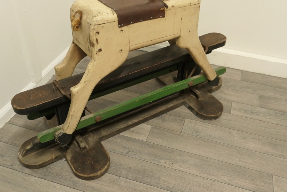 A 1920s Wooden Rocking Horse View III