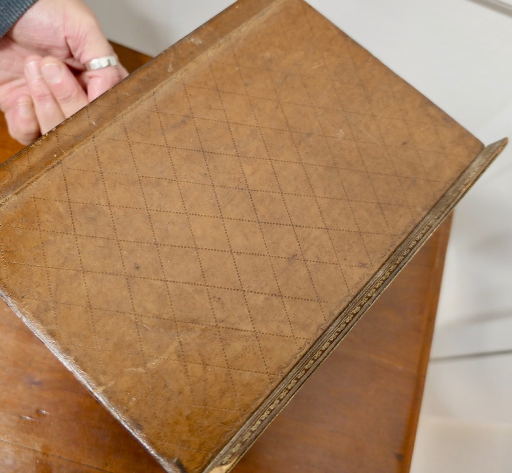 French Tooled Leather Stationary or Letter Box View VII