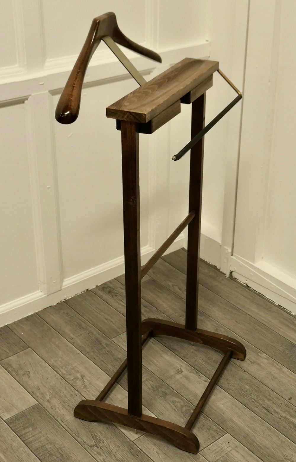 Art Deco Gentleman’s Suit Hanger or Night Stand, the Versatile Valet,